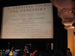 3. festival film pro pamtnky - Bio Illusion Praha 26. 11. 2005 / foto Oldich mal
